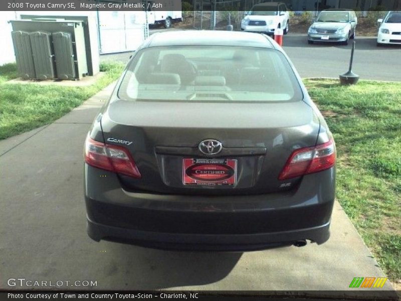 Magnetic Gray Metallic / Ash 2008 Toyota Camry SE