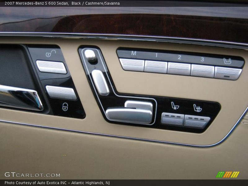 Black / Cashmere/Savanna 2007 Mercedes-Benz S 600 Sedan