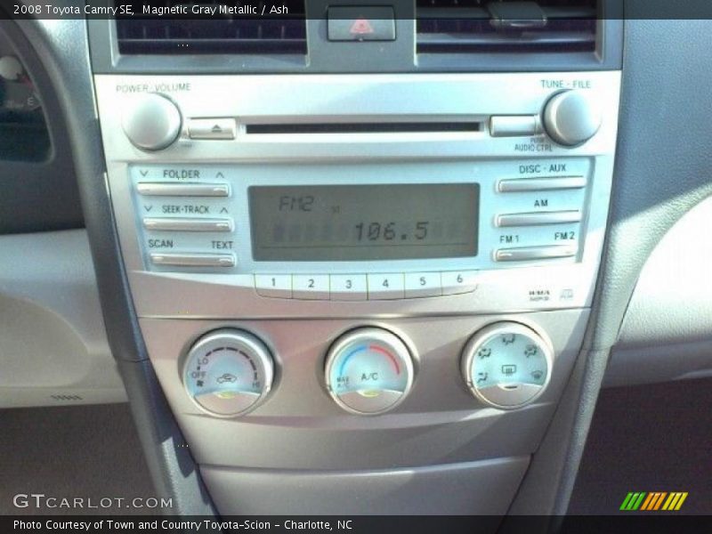 Magnetic Gray Metallic / Ash 2008 Toyota Camry SE