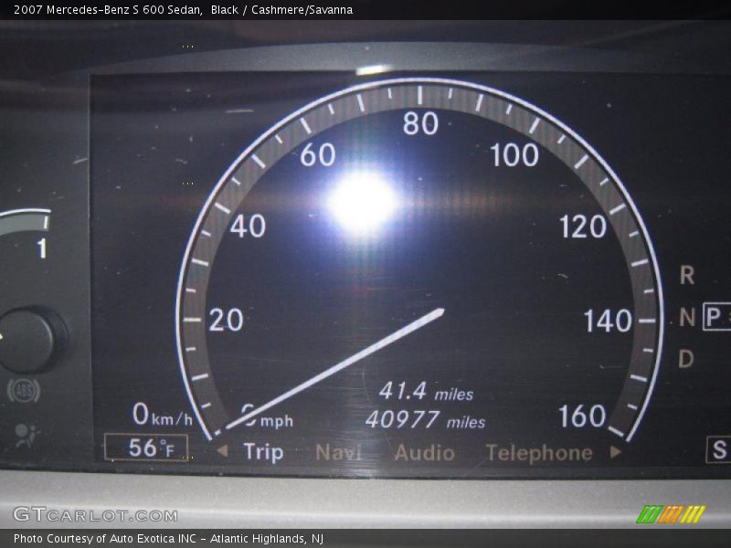 Black / Cashmere/Savanna 2007 Mercedes-Benz S 600 Sedan