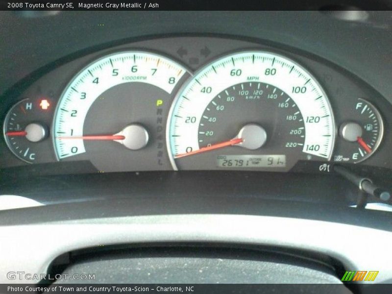 Magnetic Gray Metallic / Ash 2008 Toyota Camry SE