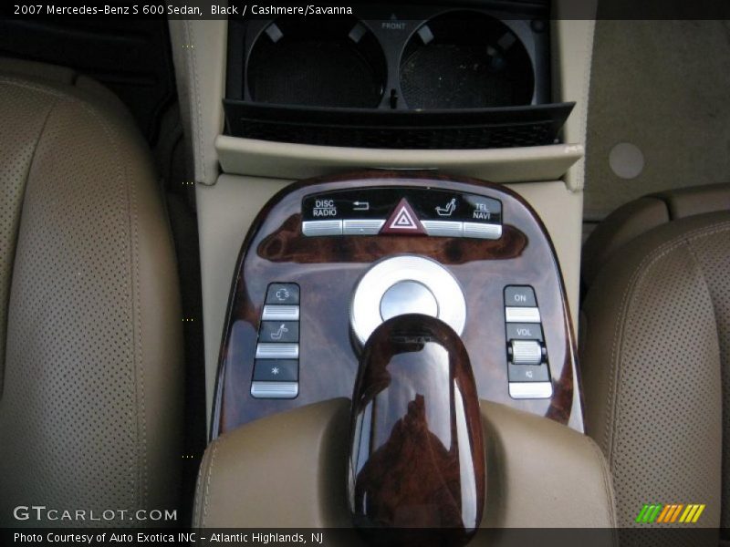 Black / Cashmere/Savanna 2007 Mercedes-Benz S 600 Sedan
