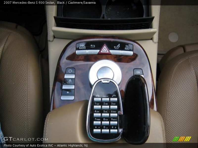Black / Cashmere/Savanna 2007 Mercedes-Benz S 600 Sedan