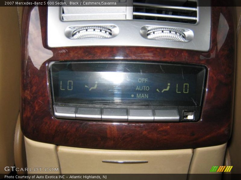 Black / Cashmere/Savanna 2007 Mercedes-Benz S 600 Sedan