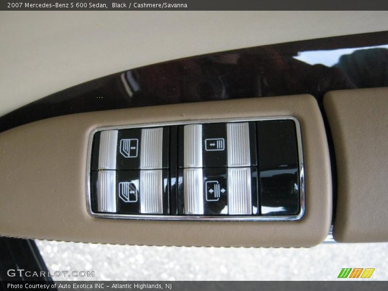 Black / Cashmere/Savanna 2007 Mercedes-Benz S 600 Sedan