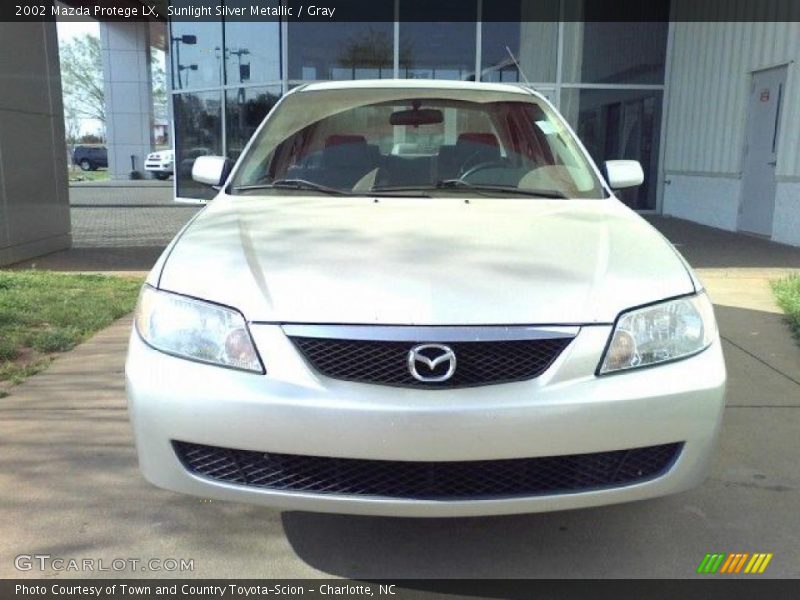 Sunlight Silver Metallic / Gray 2002 Mazda Protege LX