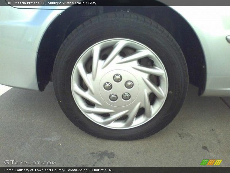 Sunlight Silver Metallic / Gray 2002 Mazda Protege LX