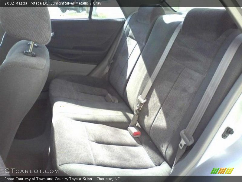 Sunlight Silver Metallic / Gray 2002 Mazda Protege LX