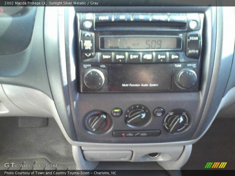 Sunlight Silver Metallic / Gray 2002 Mazda Protege LX