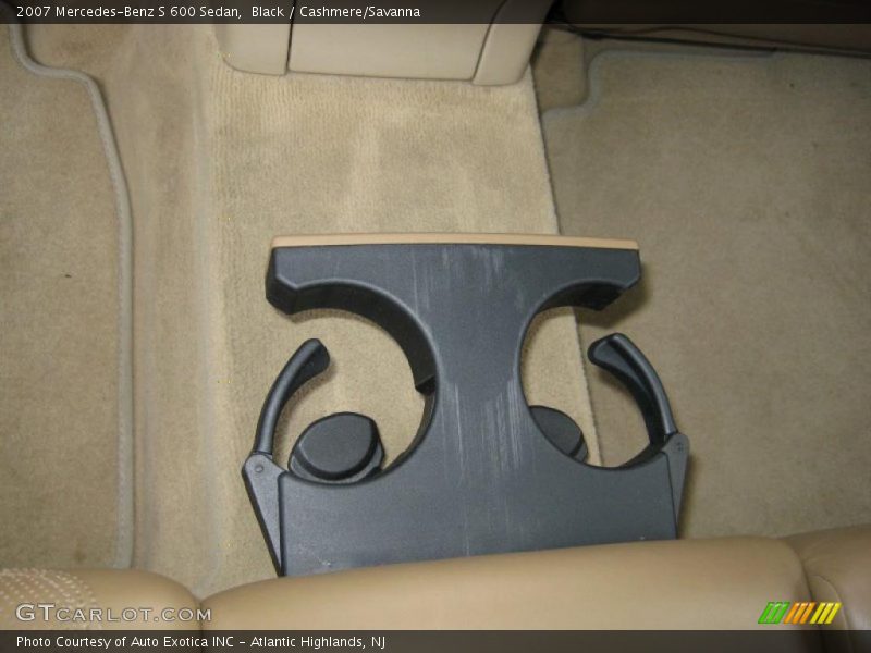 Black / Cashmere/Savanna 2007 Mercedes-Benz S 600 Sedan