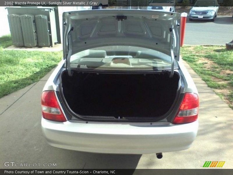 Sunlight Silver Metallic / Gray 2002 Mazda Protege LX
