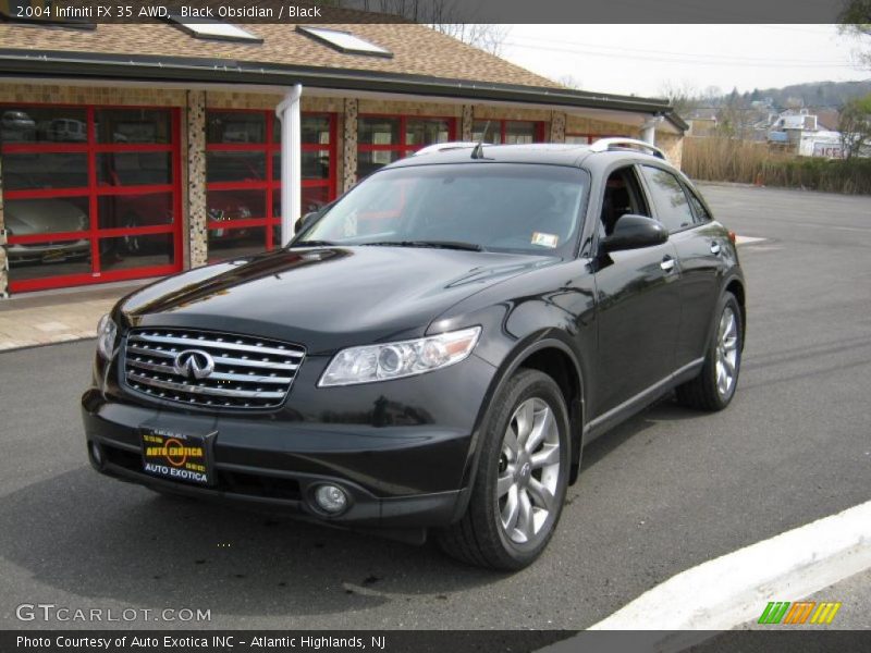 Black Obsidian / Black 2004 Infiniti FX 35 AWD