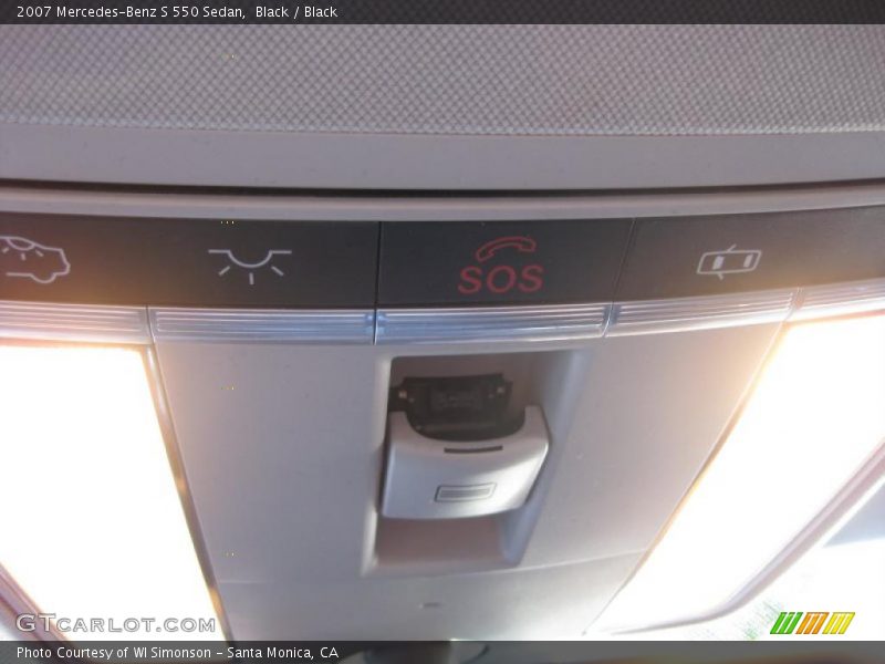 Black / Black 2007 Mercedes-Benz S 550 Sedan