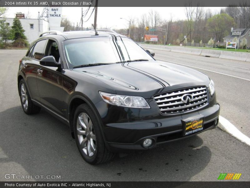 Black Obsidian / Black 2004 Infiniti FX 35 AWD