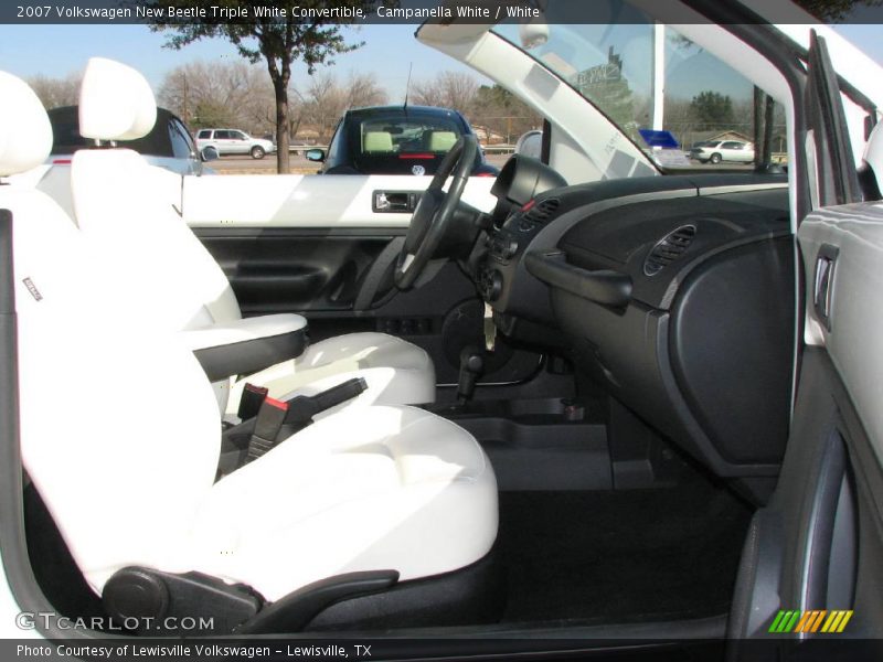 Campanella White / White 2007 Volkswagen New Beetle Triple White Convertible