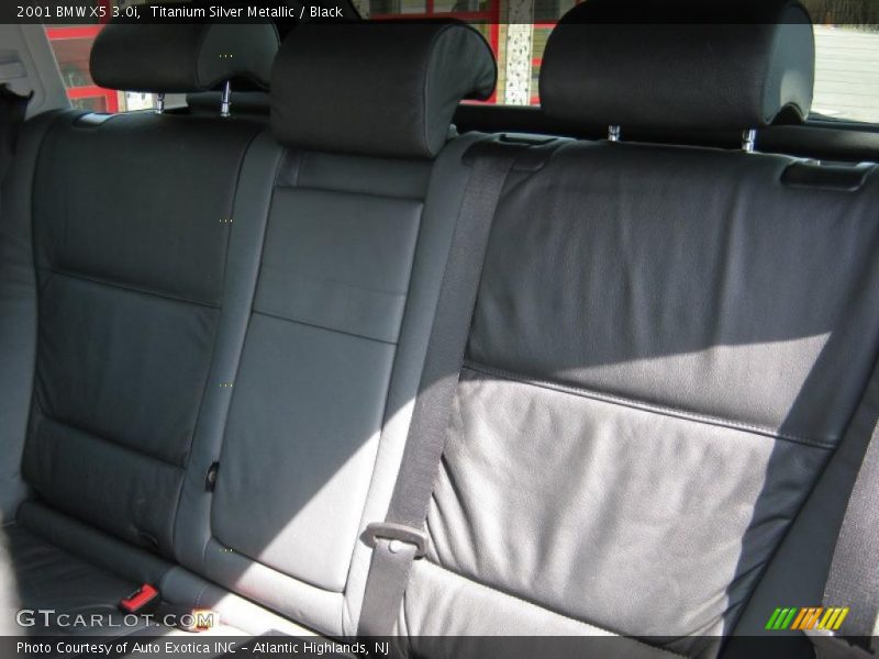 Titanium Silver Metallic / Black 2001 BMW X5 3.0i