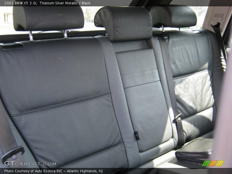 Titanium Silver Metallic / Black 2001 BMW X5 3.0i