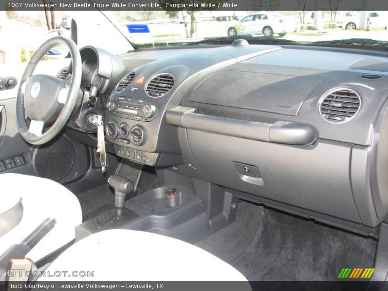 Campanella White / White 2007 Volkswagen New Beetle Triple White Convertible