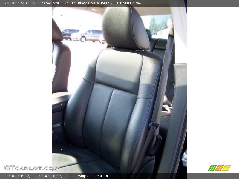 Brilliant Black Crystal Pearl / Dark Slate Gray 2008 Chrysler 300 Limited AWD
