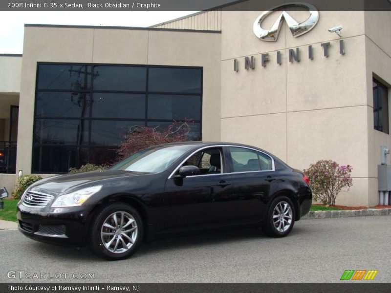 Black Obsidian / Graphite 2008 Infiniti G 35 x Sedan