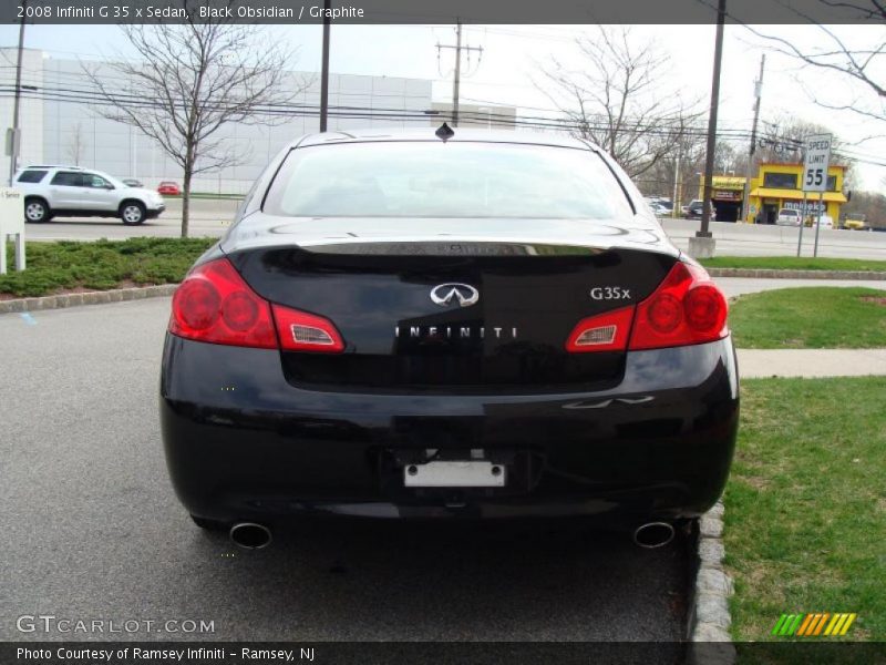 Black Obsidian / Graphite 2008 Infiniti G 35 x Sedan