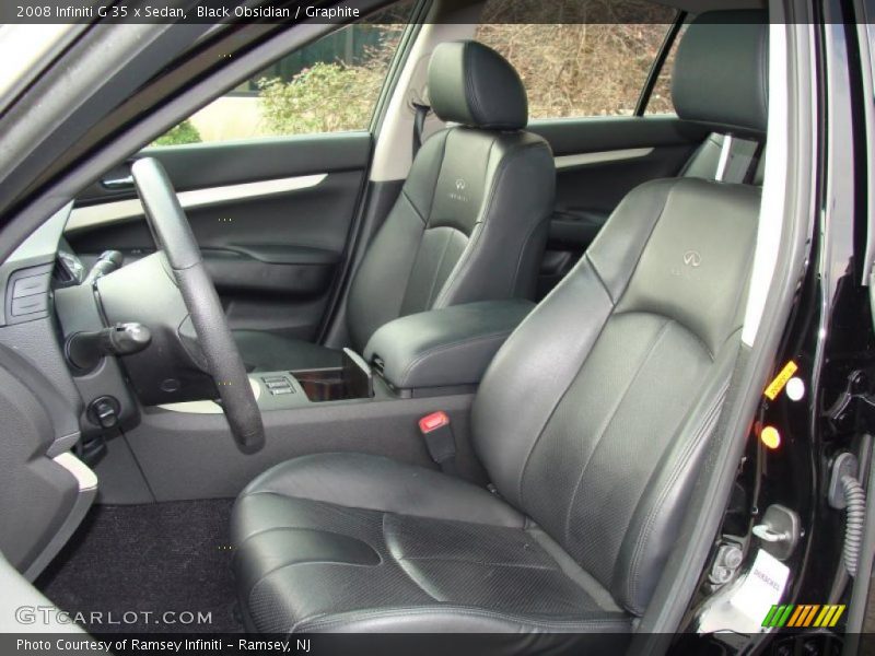 Black Obsidian / Graphite 2008 Infiniti G 35 x Sedan
