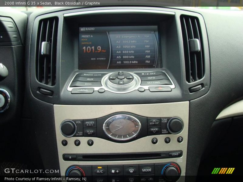 Black Obsidian / Graphite 2008 Infiniti G 35 x Sedan