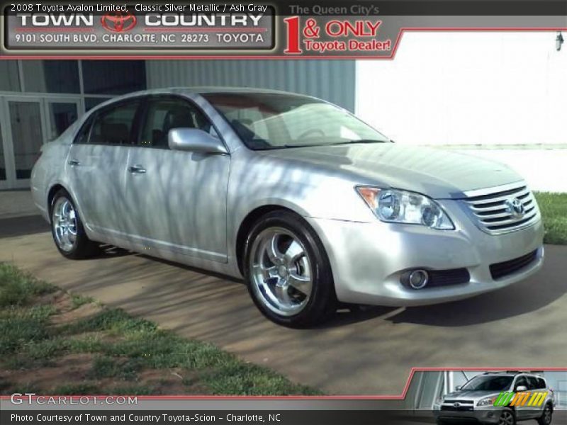 Classic Silver Metallic / Ash Gray 2008 Toyota Avalon Limited