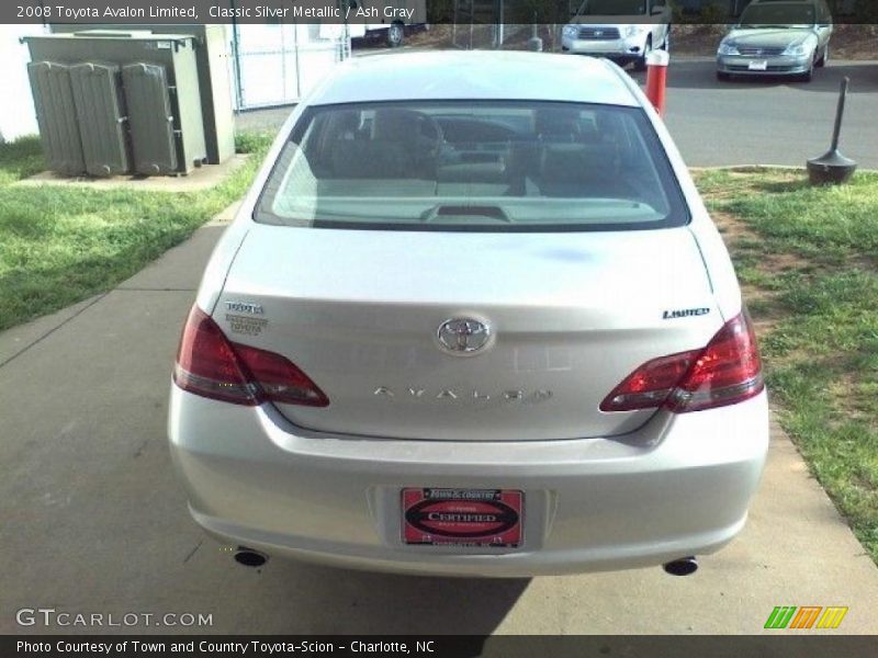 Classic Silver Metallic / Ash Gray 2008 Toyota Avalon Limited