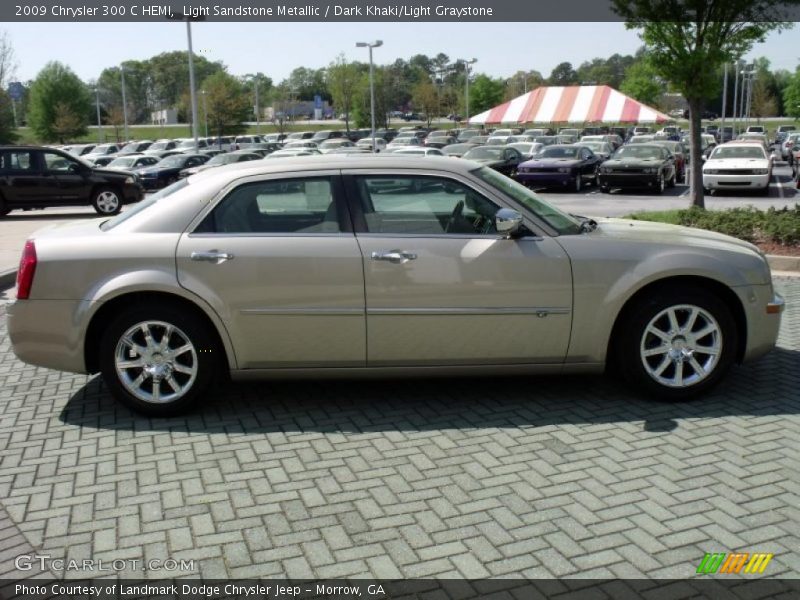 Light Sandstone Metallic / Dark Khaki/Light Graystone 2009 Chrysler 300 C HEMI