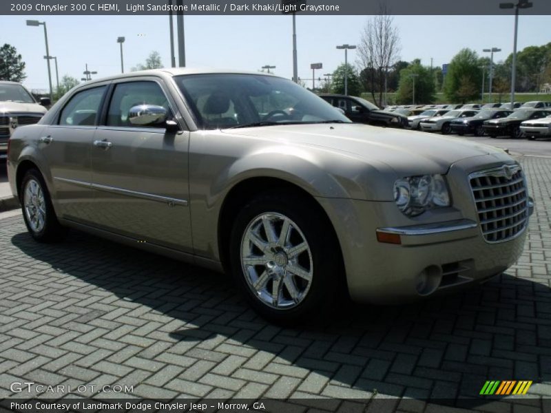 Light Sandstone Metallic / Dark Khaki/Light Graystone 2009 Chrysler 300 C HEMI