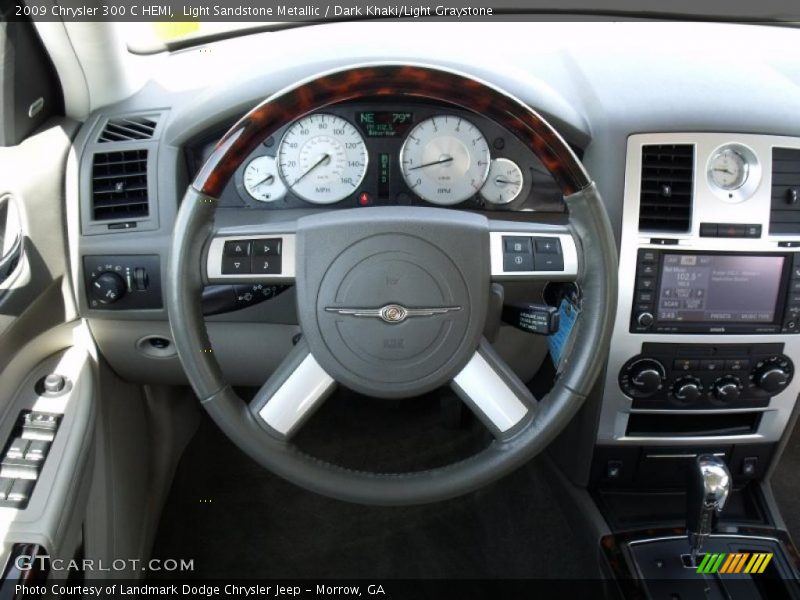Light Sandstone Metallic / Dark Khaki/Light Graystone 2009 Chrysler 300 C HEMI