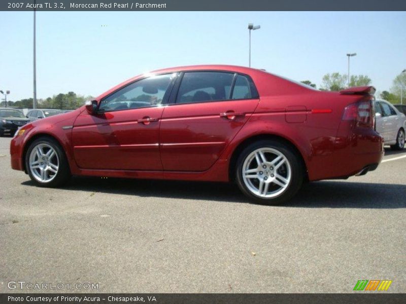 Moroccan Red Pearl / Parchment 2007 Acura TL 3.2