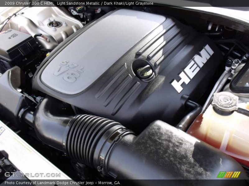 Light Sandstone Metallic / Dark Khaki/Light Graystone 2009 Chrysler 300 C HEMI