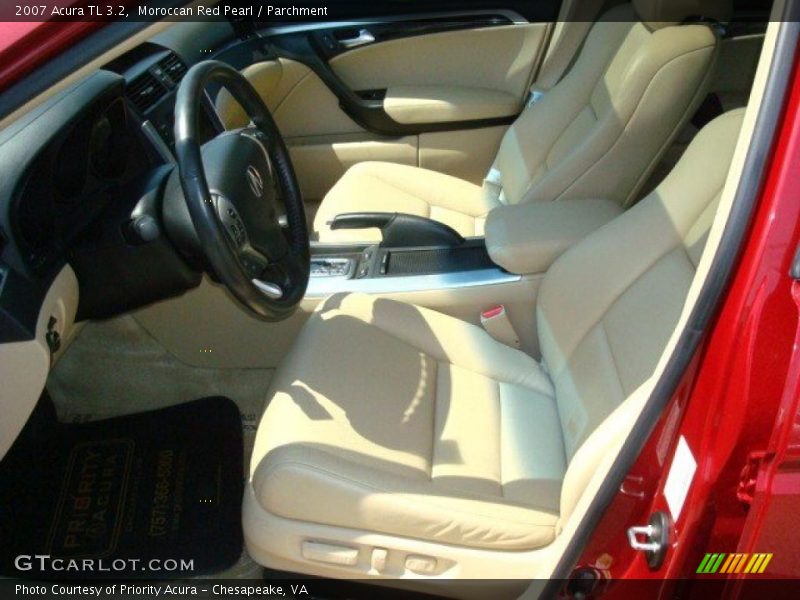 Moroccan Red Pearl / Parchment 2007 Acura TL 3.2