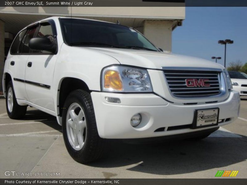 Summit White / Light Gray 2007 GMC Envoy SLE
