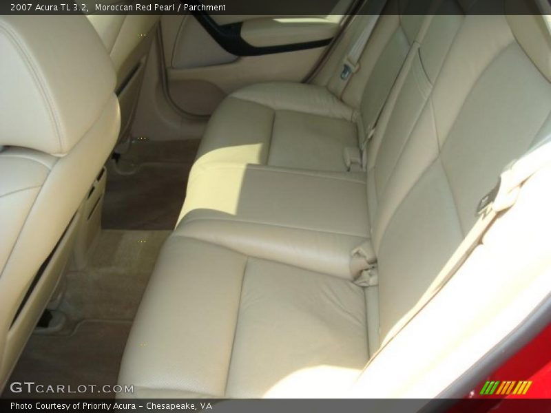Moroccan Red Pearl / Parchment 2007 Acura TL 3.2