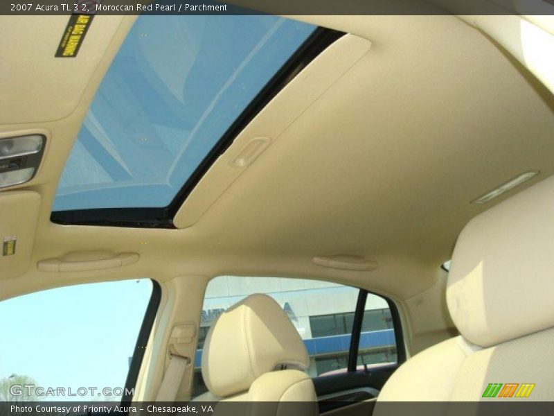 Moroccan Red Pearl / Parchment 2007 Acura TL 3.2