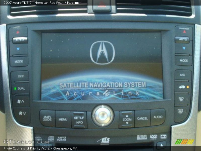 Moroccan Red Pearl / Parchment 2007 Acura TL 3.2