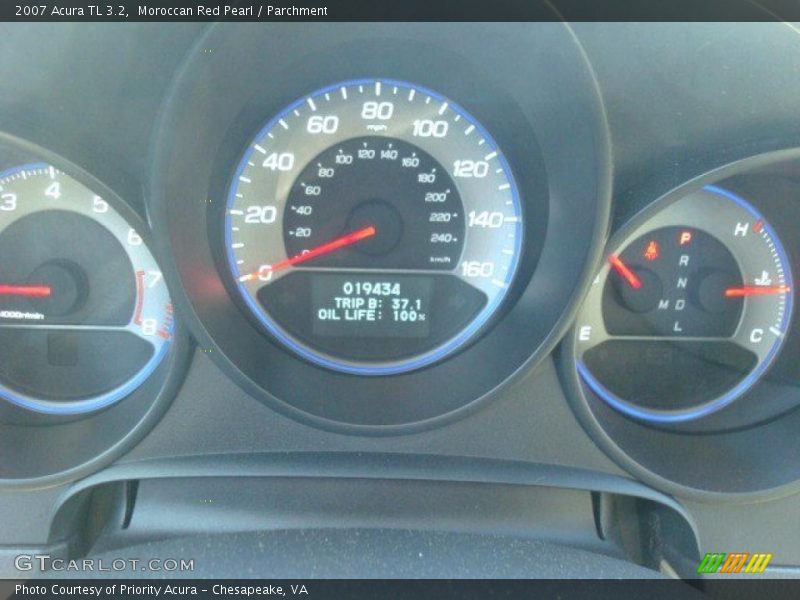 Moroccan Red Pearl / Parchment 2007 Acura TL 3.2