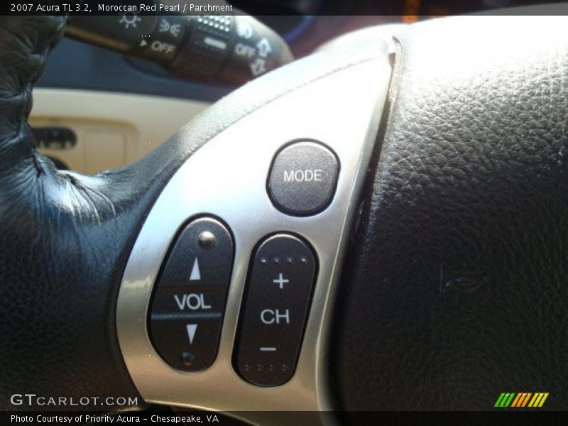 Moroccan Red Pearl / Parchment 2007 Acura TL 3.2