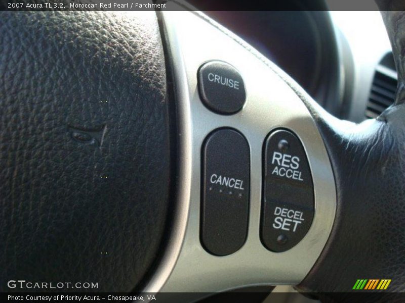 Moroccan Red Pearl / Parchment 2007 Acura TL 3.2