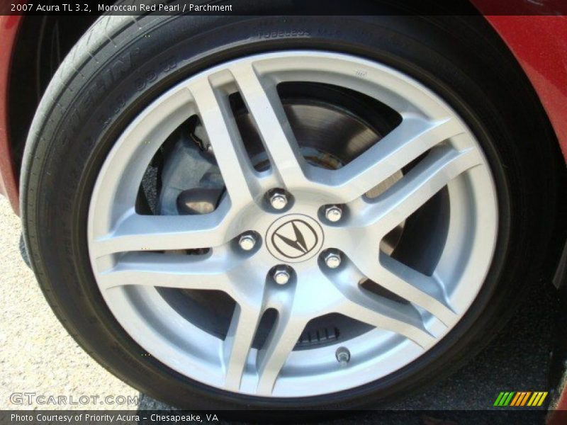 Moroccan Red Pearl / Parchment 2007 Acura TL 3.2