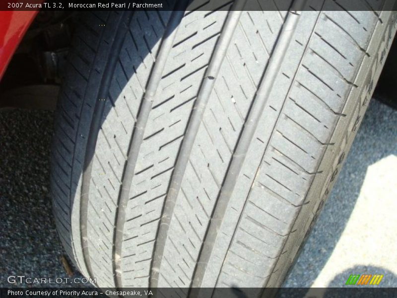 Moroccan Red Pearl / Parchment 2007 Acura TL 3.2