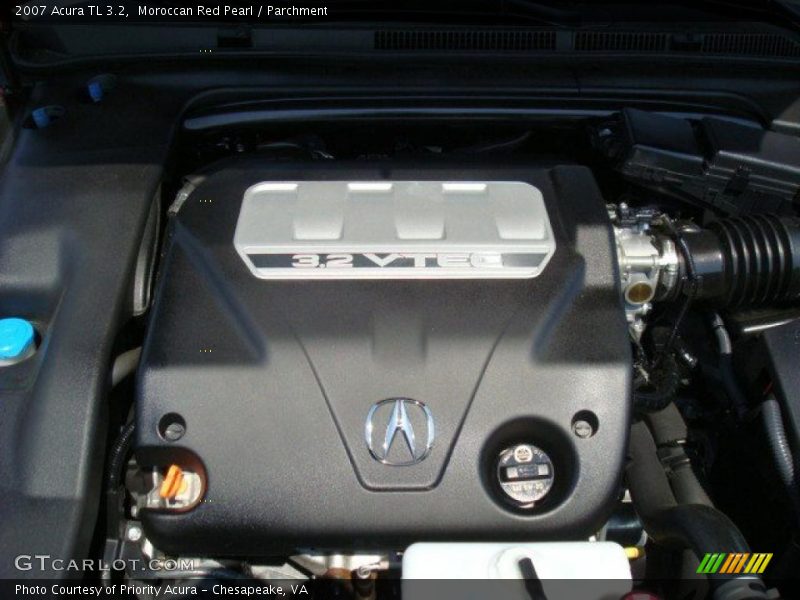 Moroccan Red Pearl / Parchment 2007 Acura TL 3.2