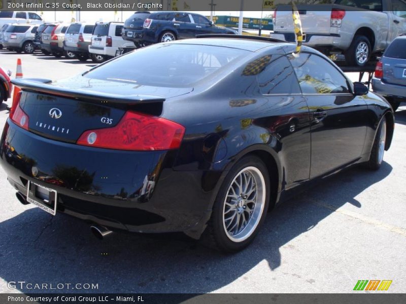 Black Obsidian / Graphite 2004 Infiniti G 35 Coupe