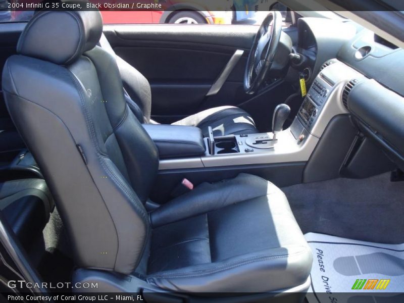 Black Obsidian / Graphite 2004 Infiniti G 35 Coupe