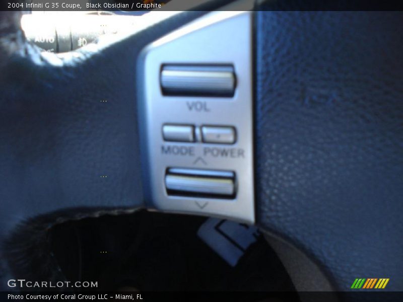 Black Obsidian / Graphite 2004 Infiniti G 35 Coupe