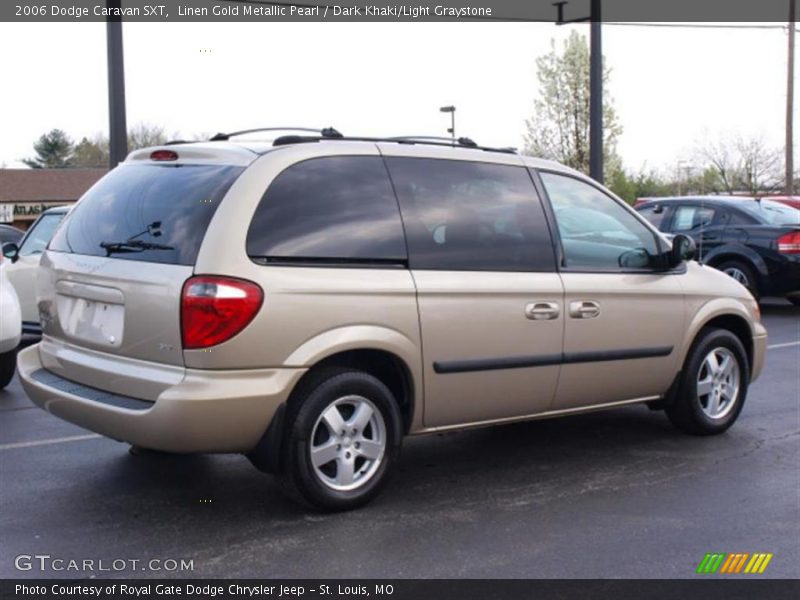 Linen Gold Metallic Pearl / Dark Khaki/Light Graystone 2006 Dodge Caravan SXT