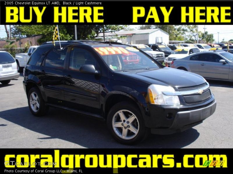 Black / Light Cashmere 2005 Chevrolet Equinox LT AWD